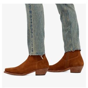 YSL Lukas Zip Boot / Brown. in good condition. Size 10 US Men’s (IT 43)